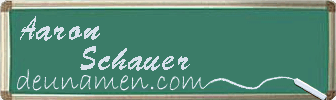 Aaron Schauer Visitenkarte